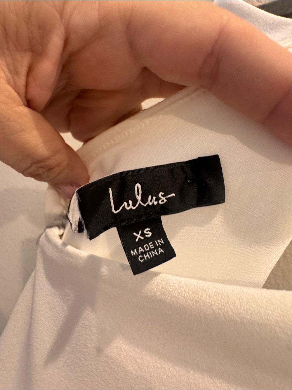 NWOT Lulu’s Elegant White V-Neck Sheath Dress with Side Slit - Picture 10 of 10